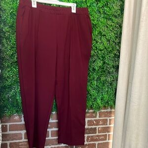 Burgundy Trousers